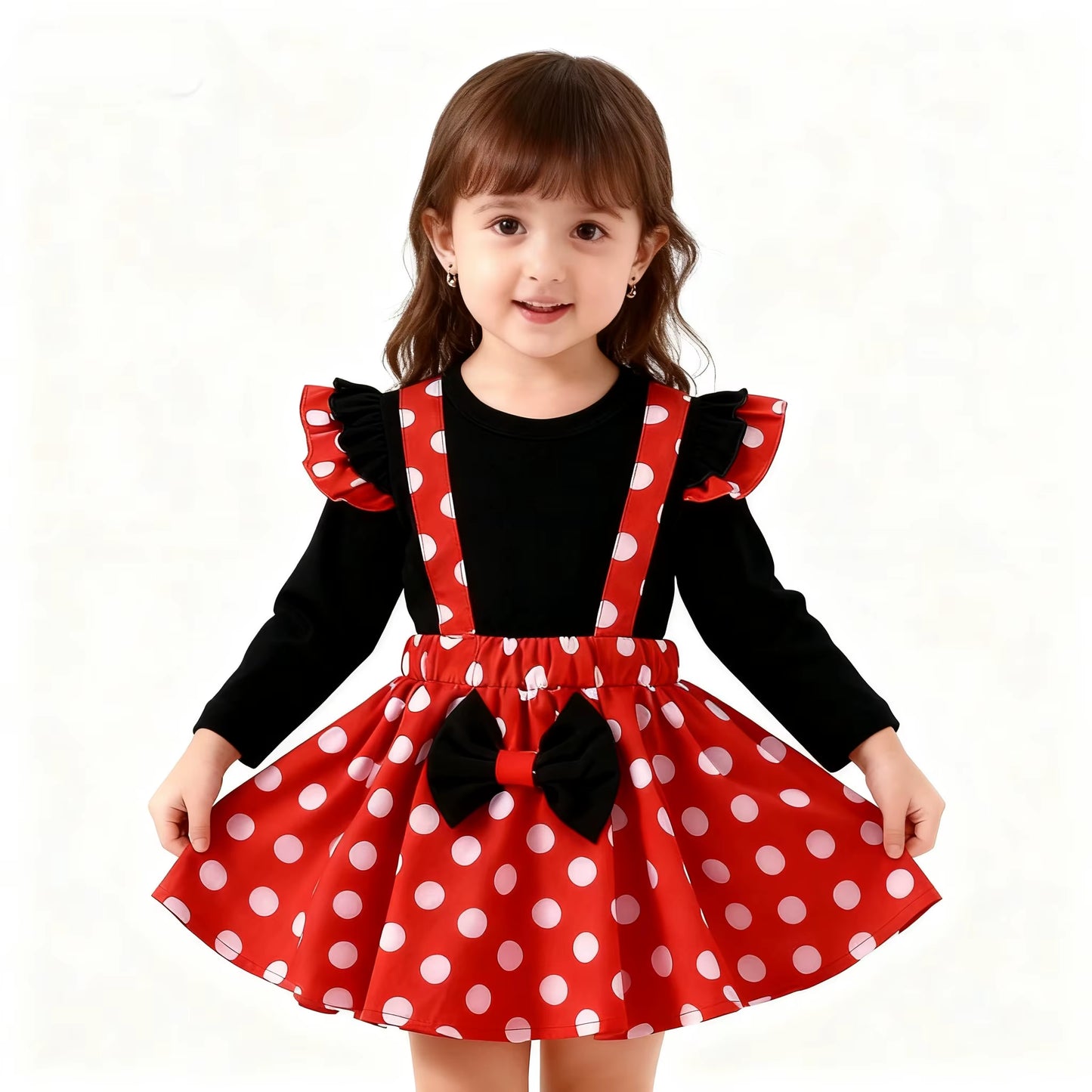 Magical Moments: Minnie-Inspired Birthday Outfit Set for Girls Aged 1–5