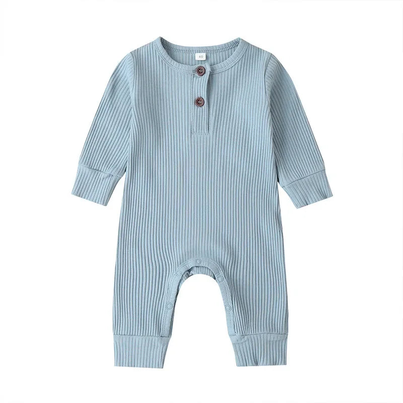 Cotton Long Sleeve Infant Romper