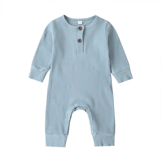 Cotton Long Sleeve Infant Romper
